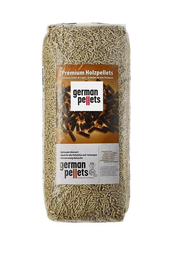 German Pellets houtpellets ENplus A1 DINplus – 990 kg pallet - Afbeelding 2
